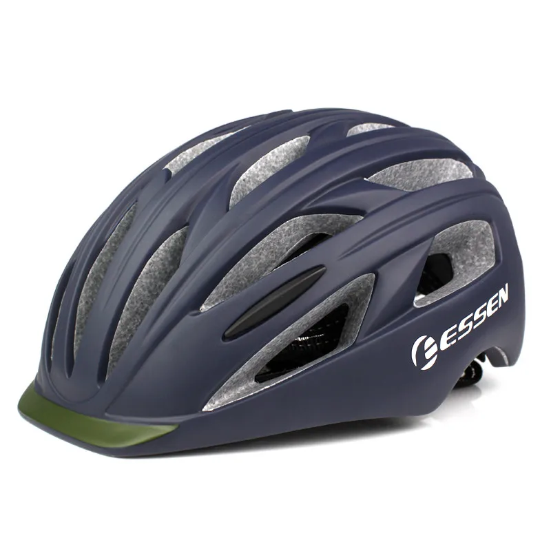 ESSEN велосипедный шлем casco bicicleta hombre Mtb Velo 57-61 см MTB дорожный горный шлем acete велосипедный городской шлем Взрослый шлем шапка шляпа - Цвет: Matte blue