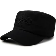 Ретро Военная кепка мужская корейский стиль Duckbill Hat-камуфляжная шляпа Открытый ветер козырек надпись вышитые