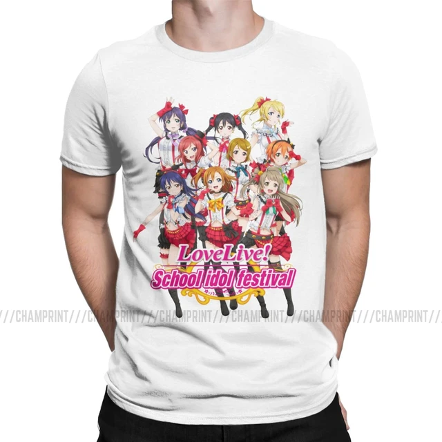 男性の愛ライブ学校アイドルプロジェクトtシャツロリ星空凛サンシャインaqoursアニメ綿半袖tシャツ6xl Tシャツ T Shirts Aliexpress