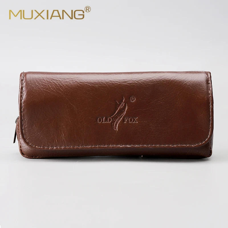 

Genuine Leather Smoking Tobacco Pipe Case Bag For 1Pipe Tamper Filter Tool Cleaner Tobacco Herb Storage Bag fc0015