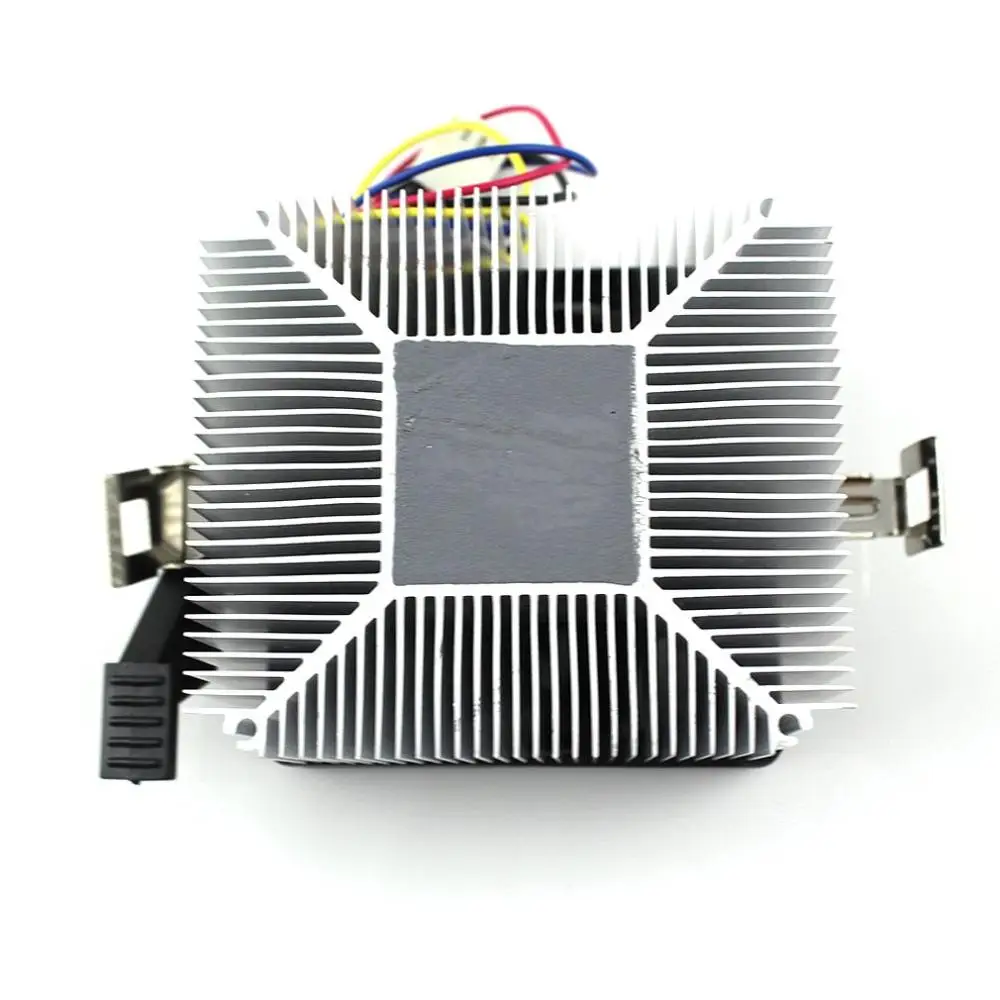 Универсальный дизайн Алюминиевый Супер тихий компьютерный ПК бесшумный кулер вентилятор охлаждения процессора гидравлический подшипник радиатор радиатора