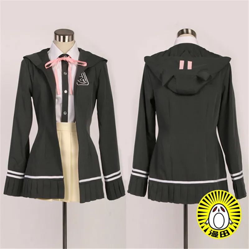 

Tailored size Anime Danganronpa Cosplay Nanami ChiaKi Cos Halloween Party High Quality Uniform Set For Men/Women Costume