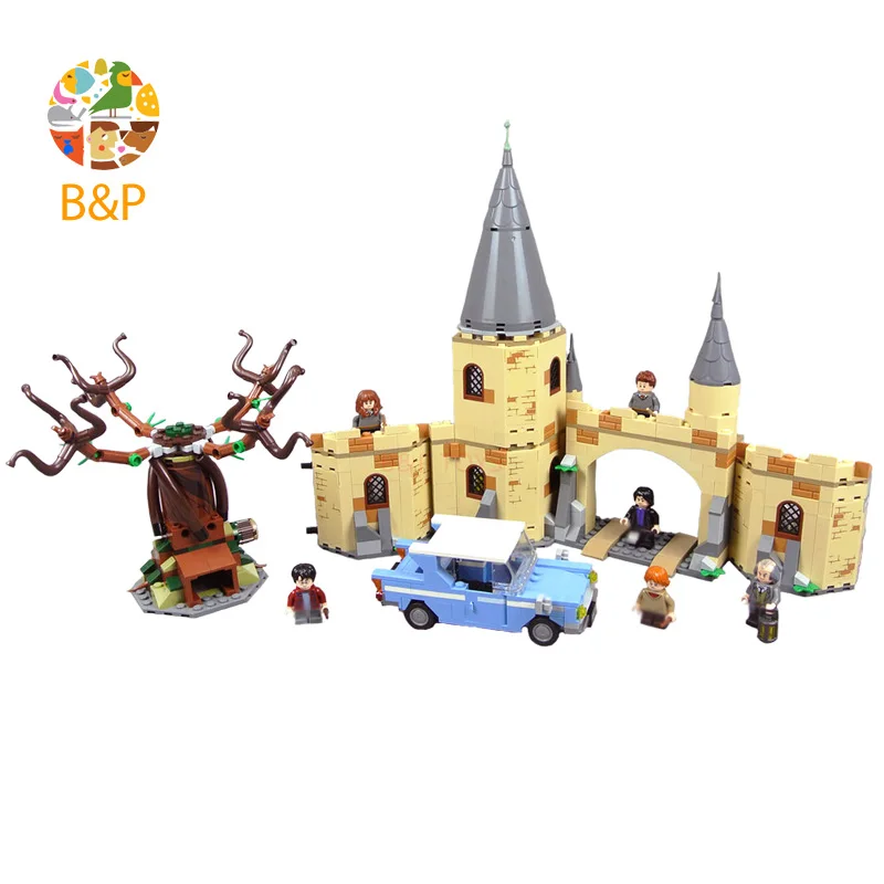 75953, 789 шт., серия Potter, модель Whomping Willow, обучающая игрушка DIY для детей, 11005, строительный блок, подарок