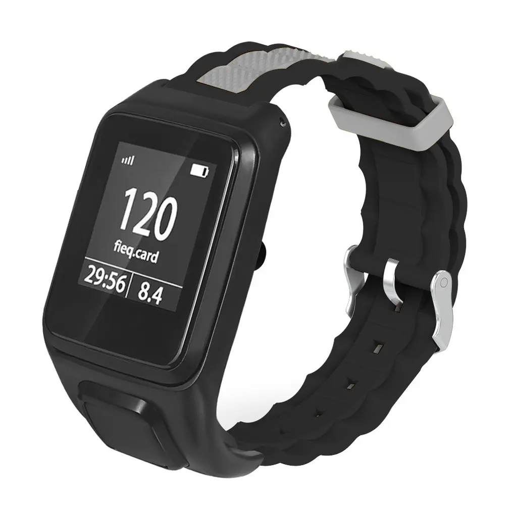 Для Tomtom Runner3 для Tomtom Adventurer три бусины волна Двухцветный силиконовый ремешок Профессиональный Гладкий минималистичный дизайн