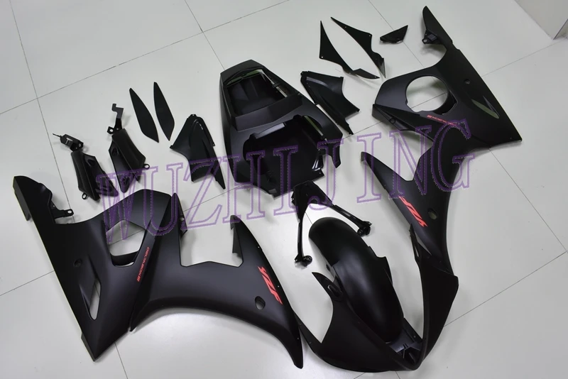 Набор для всего тела YZF R6 2005 тела Наборы YZF R6 2005 материя черный Обтекатели YZF600 R6 2003-2005