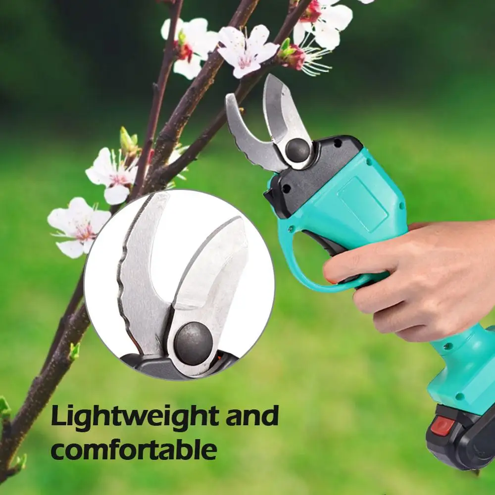 

Electric Pruner Cordless Pruner Trimmer Lithium Battery Pruning Shear Tree Branch Bonsai Cutter Landscaping Scissors Garden Tool