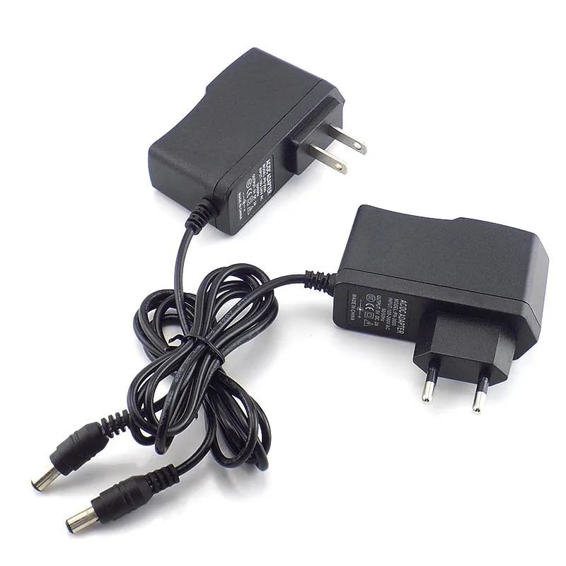 AC DC 5V 2A 2000mA адаптер питания штепсельная вилка EU US 100 V 240 конвертер 5 5x2 1mm для CCTV