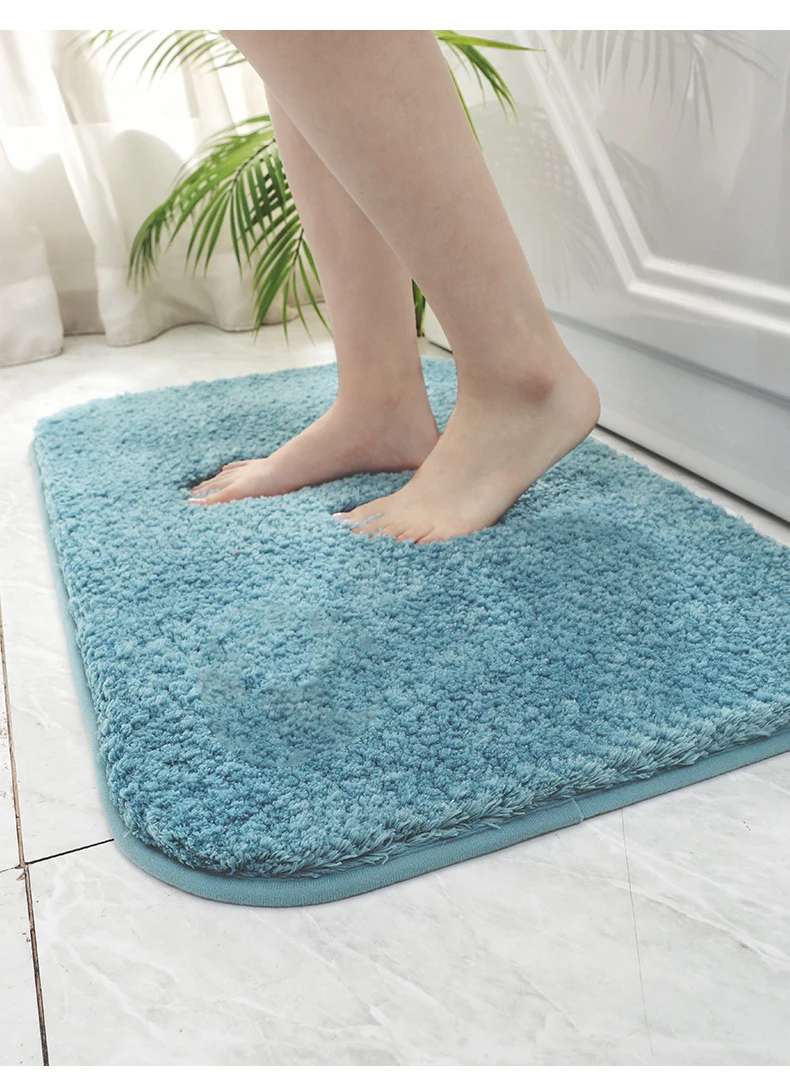 Floor Mat Bath Decor Anti-Slip Small Yellow Duck Flocking Door Mat Doormat Indoor Rugs And Kitchen Carpets For Home Living Room