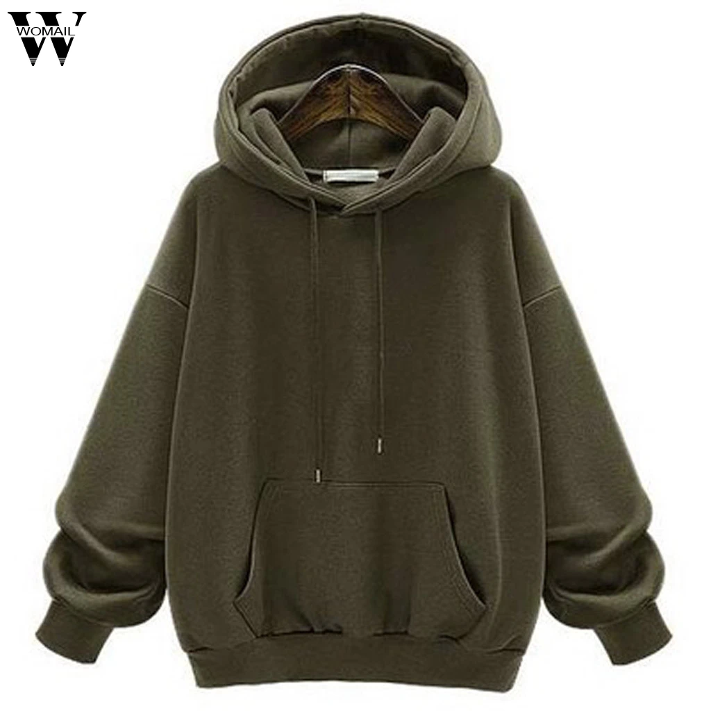 Женская толстовка с капюшоном Повседневный пуловер из полиэстера в стиле