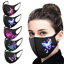 5 шт., пылезащитная моющаяся маска для рождественского подарка 5 шт., пылезащитная моющаяся маска для рождественского подарка