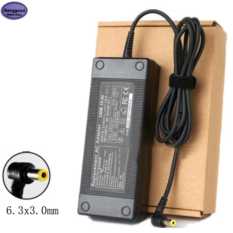 sturen Kapitein Brie boot Power Charger | Ac/dc Adapters - 19.5v 6.7a 130w 6.3x3.0mm Laptop Ac Power  Charger - Aliexpress