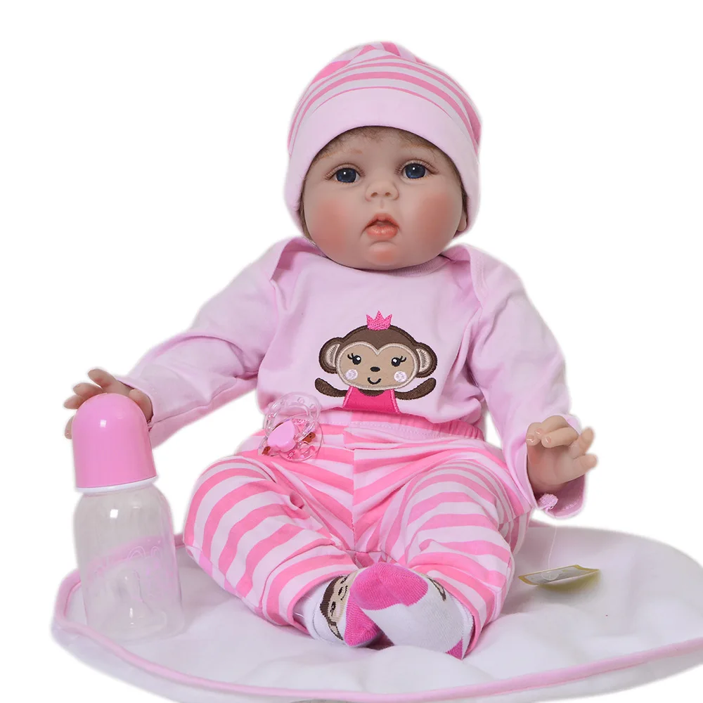  Keiumi AliExpress Hot Selling 55cm Reborn Baby Doll Model Infant Reborn Baby