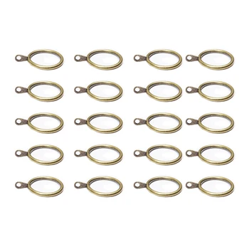 

20 x Iron Curtain Ring And Rod Suspension Ring, Inner Diameter 32Mm (Bronze)