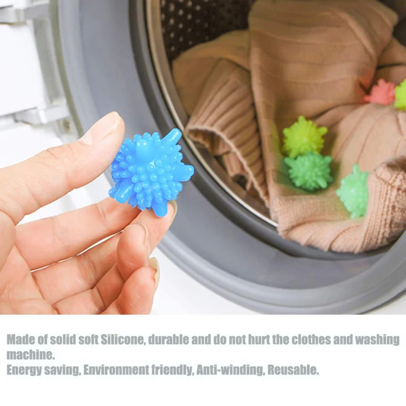 

5pcs/set Magic Laundry Ball Anti-winding Decontamination Wash Ball Household Cleaning Clothes Wash Machine Starfish Wash Ball