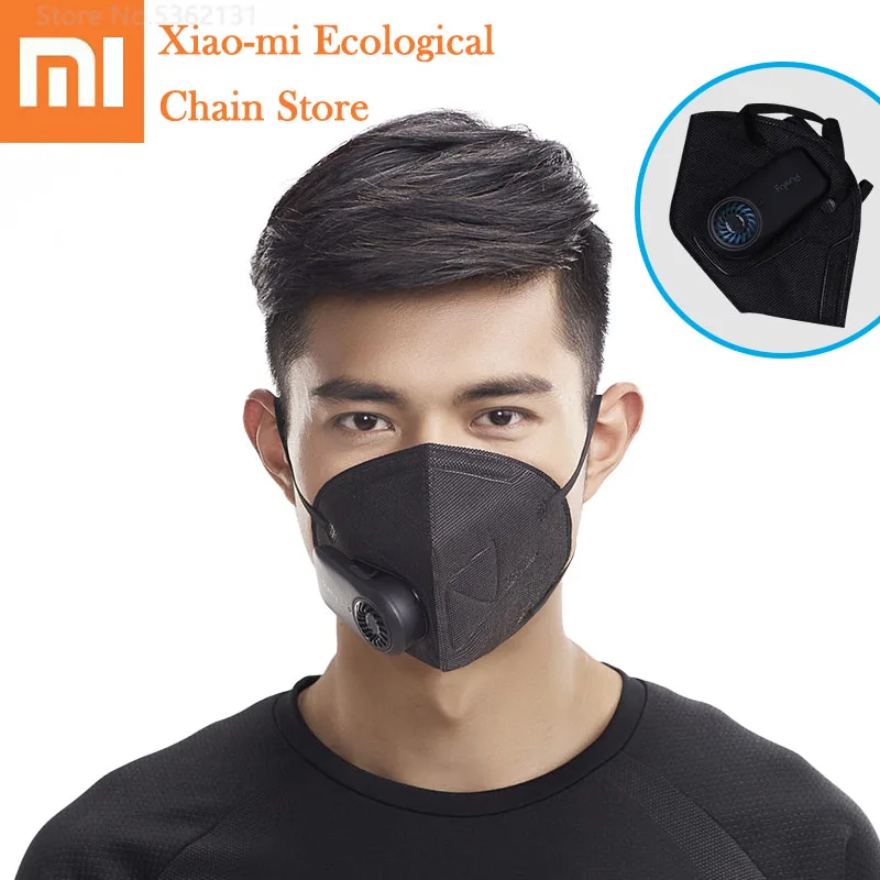 

Xiaomi Purely Dust Masks Electric Respirator Mask With Breath Valve Anti Pollution Anti Fog Haze Face Mouth Masks Mouth Cover