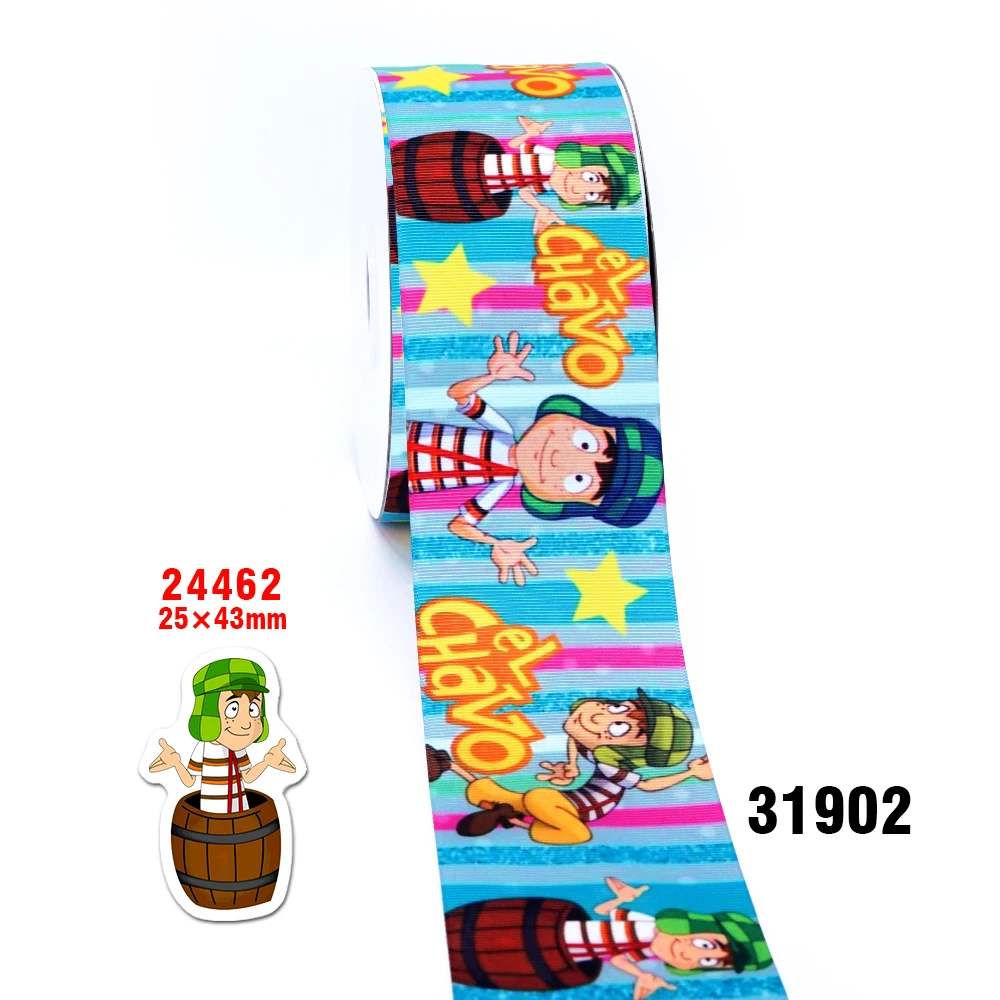 31902 50 ярдов в размер мультфильм ленты напечатанные grosgrain ленты 31902 - Цвет: 31902
