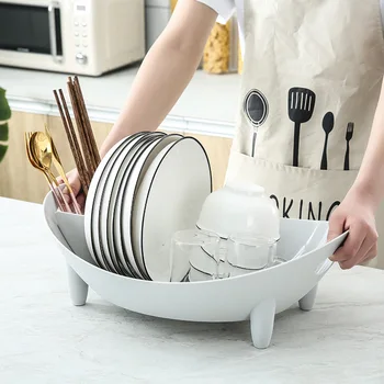 

Plastic Tableware Storage Water Draining Dish Rack Cleaning Pp Kitchen Dish Rack Water Draining Rack Plastic Dish Rack