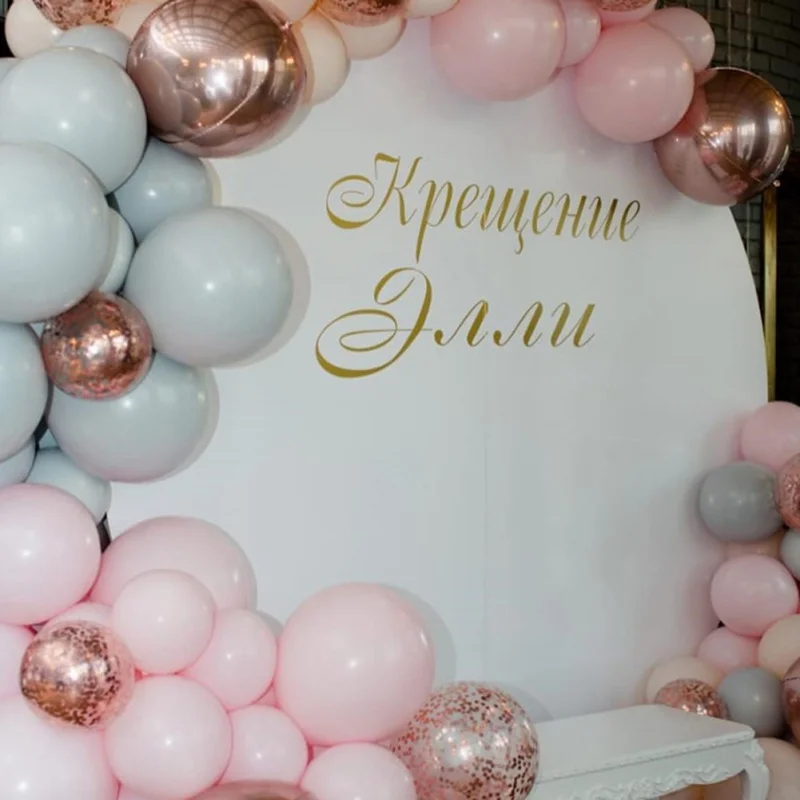 169 шт./компл. мгновенной проявки Macaroon шар арочный комплект розовое золото конфетти латексные шары для свадьбы и дня рождения вечерние гирлянды Baby Shower украшения