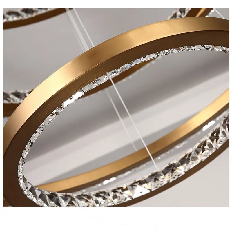 Современные светодиодные Хрустальные подвесные светильники роскошные люстры