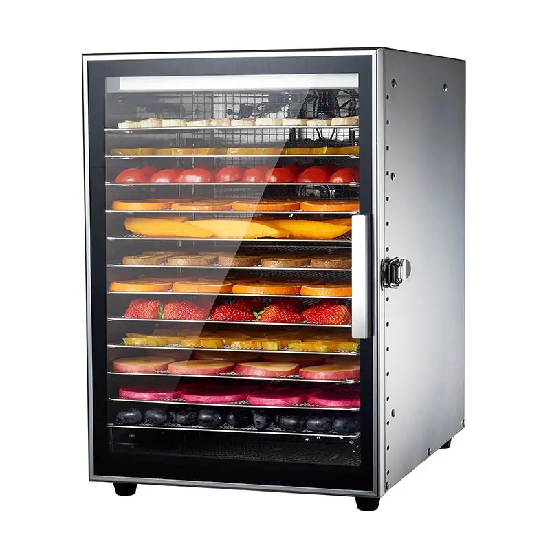

Fruit Dryer Food dehydrator Small Snack Air-drying Cabinet Commercial of Stainless Steel Dehydrator Twelve Layers Can set time