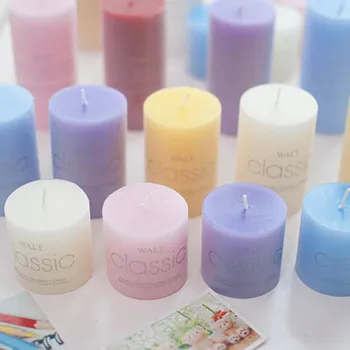 

1PC Scented Candles Craft Gifts Party Wedding Home Column Wax Fragrant Candle Decorative christmas decorations for home @