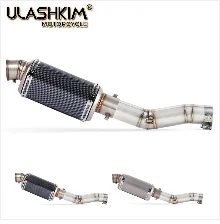 Motorcycle Full Exhaust Middle Link Pipe Slip On For Suzuki GSXR600 Gsxr700 Gsxr750 k7 GSX R700 R750 R600 GSXR 600 700 750