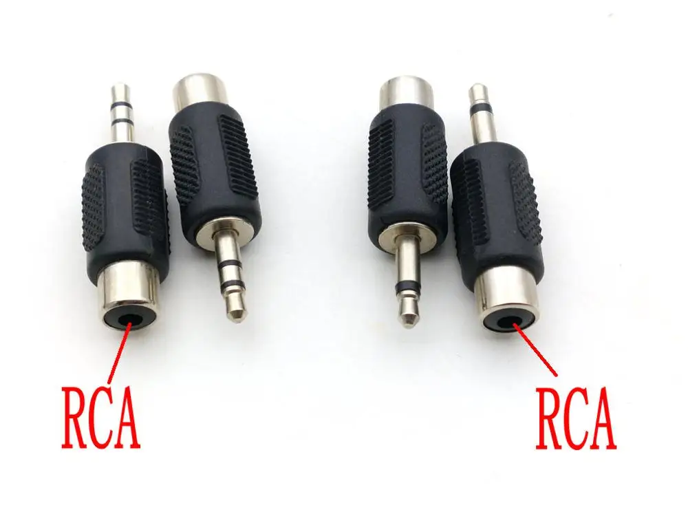 2 шт. гнездовой разъем RCA для Аудио Видео AV ПК 3 5 мм моно/3 стерео