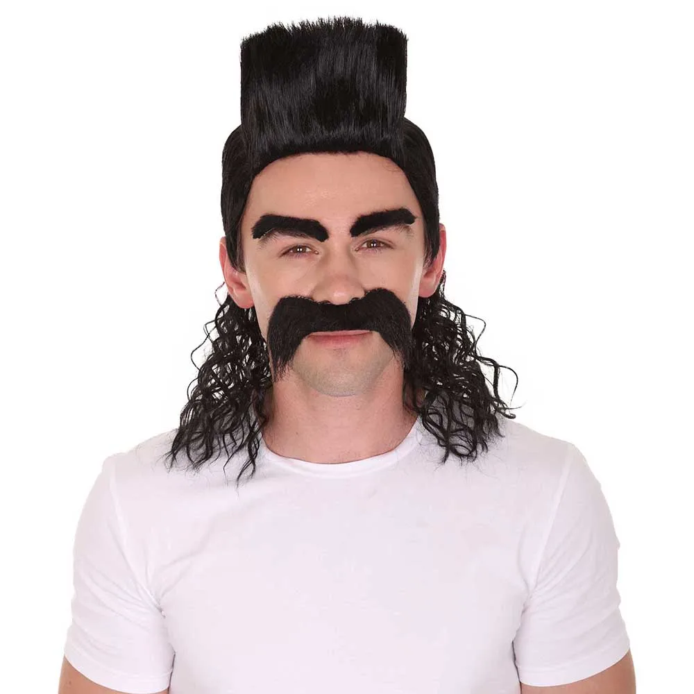 

HPO TV Movie Costumes 70s 80s Keyboard Animation Makeup Party Accessories Cruella Cosplay Pelucas Anime Masquerade Halloween Wig