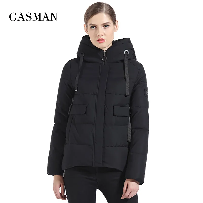 GASMAN 2019 Новые Пуховики Женские Зимние Куртки С Капюшоном Открытое Теплое Пальто