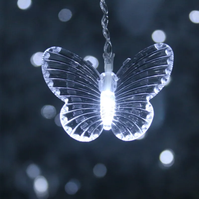 Светодиодная лампа для занавесок в виде бабочек Ices Strip Butterfly подвесная Гирлянда