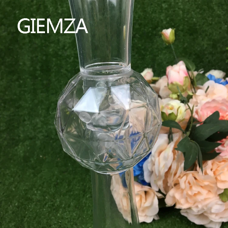 GIEMZA ваза-Горн высотой 60 см 50 см Прозрачные Акриловые реквизиты 1 шт. 2ft свадебный цветок Декор домашний садовый горшок в виде центральных пол