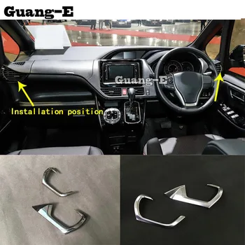 

Car Sticker Front Left Right Air Conditioning Outlet Vent Trim Parts For Toyota Noah Voxy 80 Series 2014 2015 2016 2017 2018