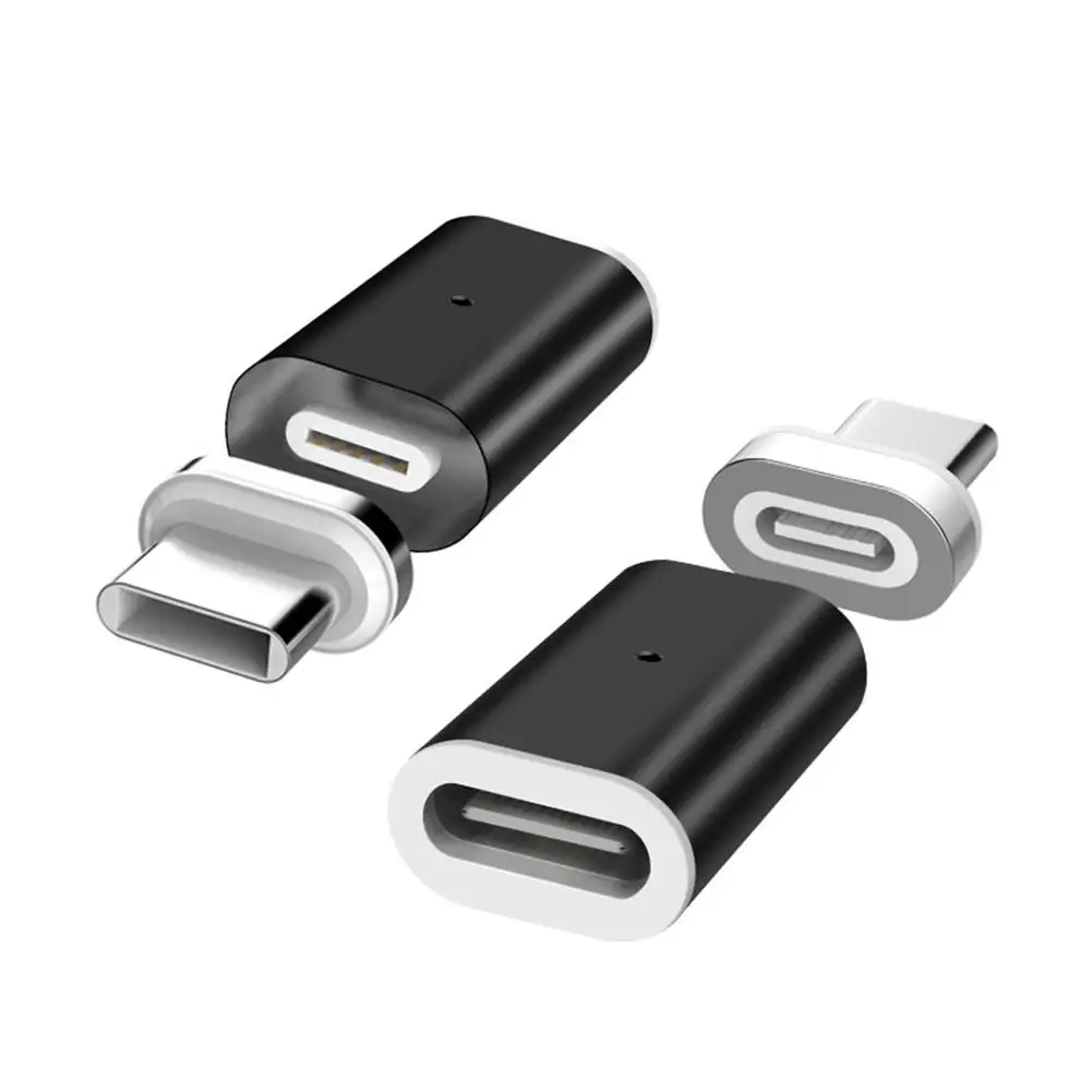 Micro USB/type-C Магнитный адаптер QC3.0 Быстрая зарядка Разъем для samsung Galaxy S10 S9 S8 для Iphone X XR XS MAX Head