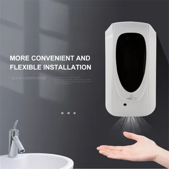 

1000ml Automatic Induction Disinfection Alcohol Sprayer Soap Dispenser Liquid Soap Dispensers Touchless ABS soap Dispenser 2020