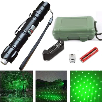 

Hight Powerful Green Laser pointer 10000 m 5mw lasers sight Hight Powerfu device Adjustable Focus lasers torch