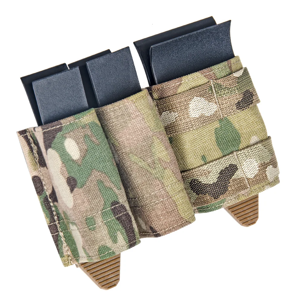 9mm 5.56 Kydex Insert MOLLE Magazine Pouch KYWI Wedge Mag Hook Back Smooth Edge Hunting Shooting Paintball Airsoft Accessories