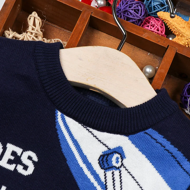 

Men's Children Sweater 2019-Spring And Autumn Crew Neck Cartoon Sweater Children Casual Sweater Korean-style Sweater Fashion