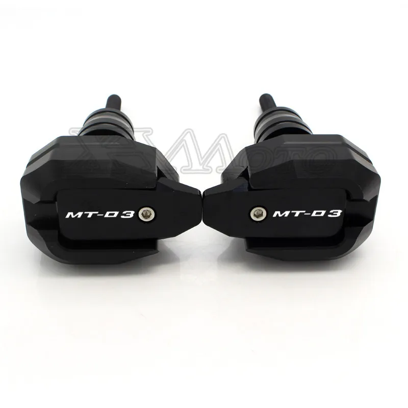 Для YAMAHA MT-03 MT03 MT 03 аксессуары для мотоциклов защита от падения Рамка слайдер защита обтекателя противоаварийная панель протектор - Цвет: black