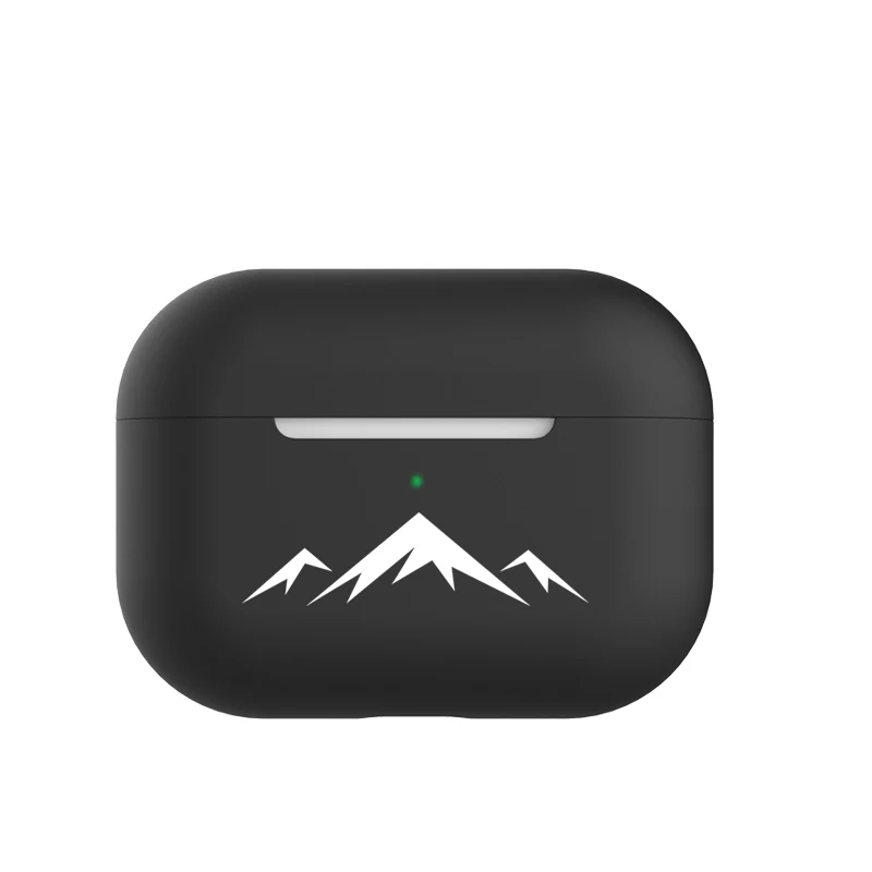 Силиконовый чехол с мировым узором для Airpods Pro, беспроводной чехол для наушников с Bluetooth для Apple Airpods 3, защитный футляр для наушников, чехол - Цвет: no hook
