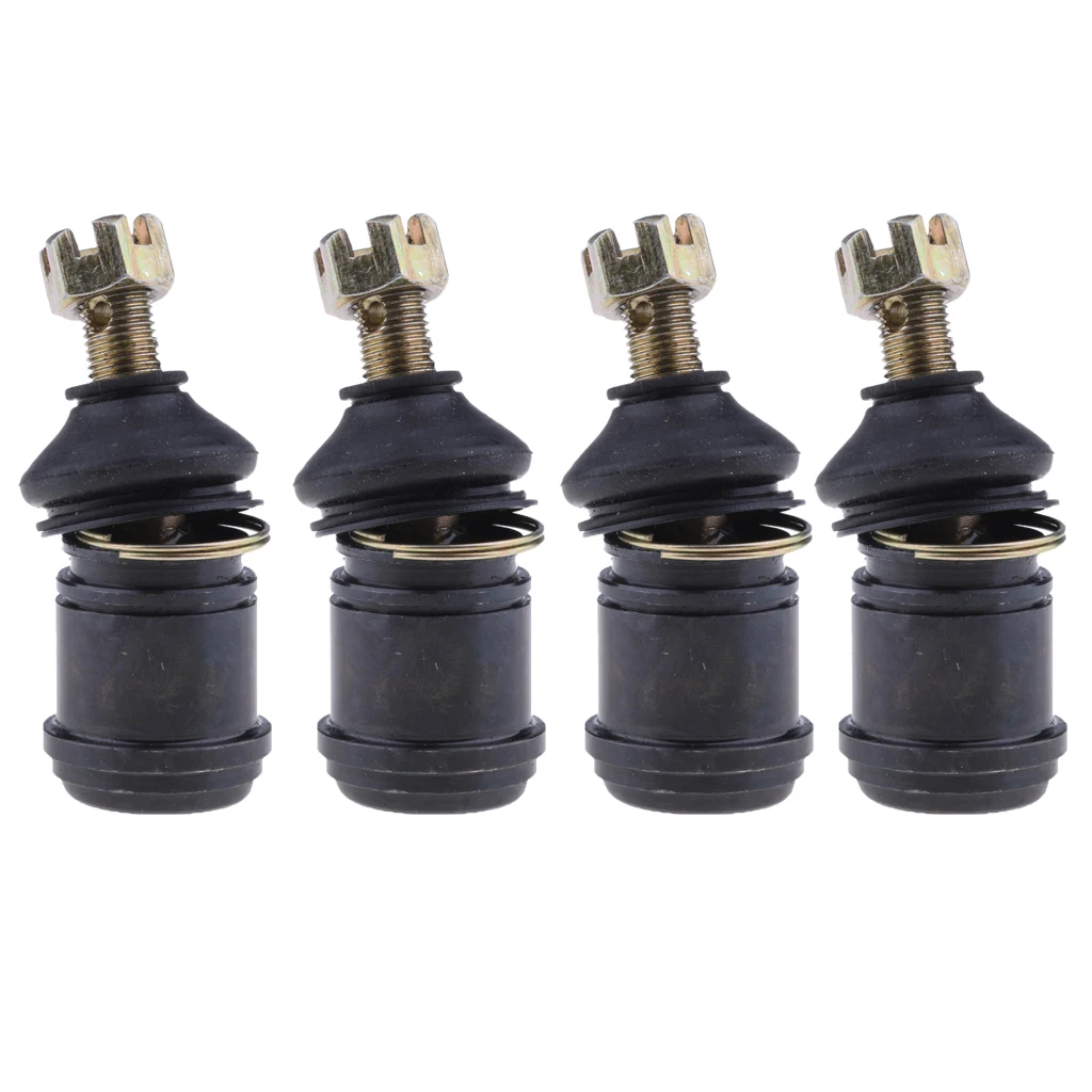 MagiDeal 4PCS 12mm Round Ball Joint / Tie Rod End for 50cc-250cc ATV