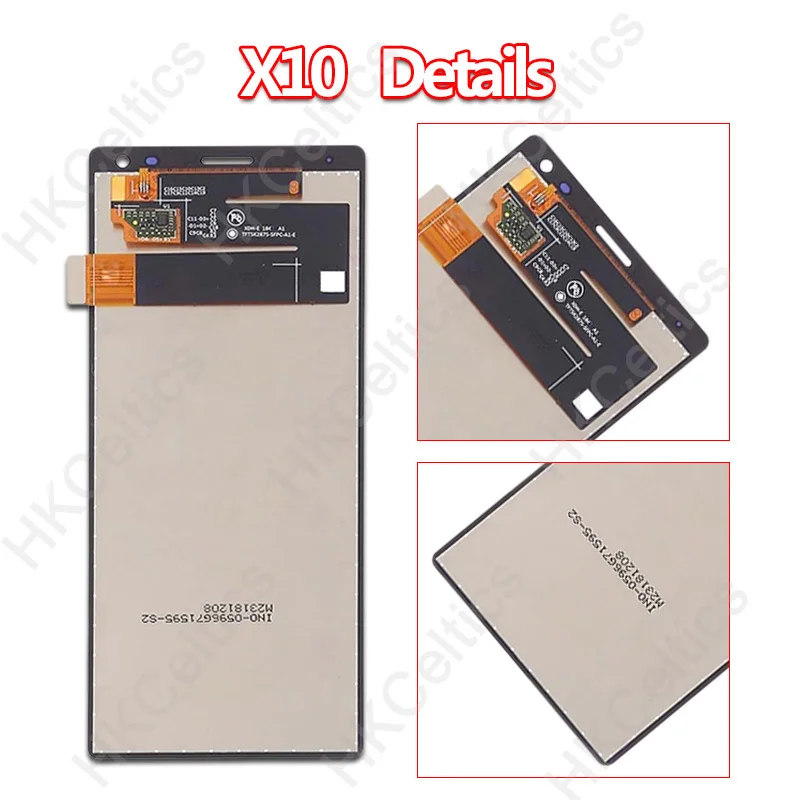 6," ЖК-дисплей для sony Xperia 10X10(XA3) lcd I3123 I3113 кодирующий преобразователь сенсорного экрана в сборе для sony X10 Plus дисплей I3223