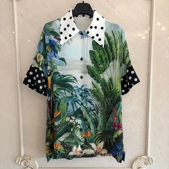 

Summer Printed Silk Sunscreen Harajuku Kimono Cardigan Outerwear Blouse Japanese Style Women Clothing