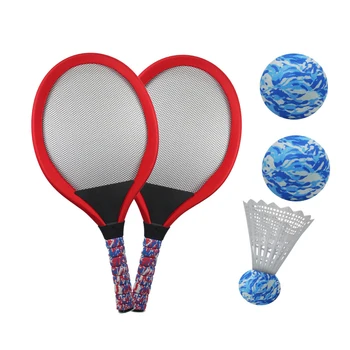 

Funny Badminton Ball Tennis Racket Set Kindergarten Kids Gift Portable Beginner Durable Beach Toy Indoor Parent-child Game