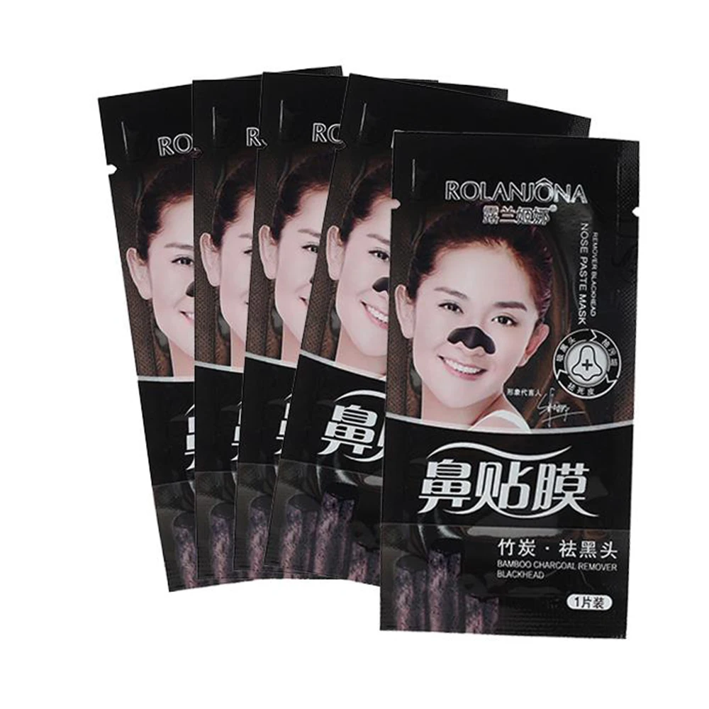 Deep Cleansing Purifying Peeling Black head Nose Pore Membranes Clay m ask Cleaner ROLANJONA Blackhead Acne 10PCS |