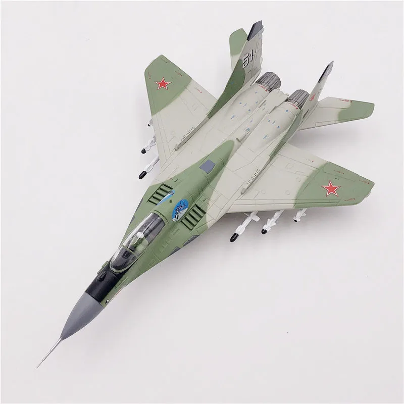 Модель самолета Jason tututuaircraft 1:100 модель российского ВВС MiG 29 из сплава Литые
