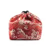Japanese Style Lunch Box Bag Drawstring Lunch Bag Bento Tote Pouch Portable Children Storage Box Travel Tableware Storage Bag ► Photo 3/6