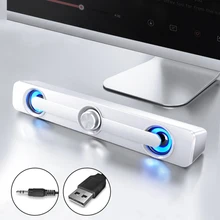 Bluetooth Speaker Computer Stereo Subwoofer Desktop Soundbar Home-Theater V111 for PC
