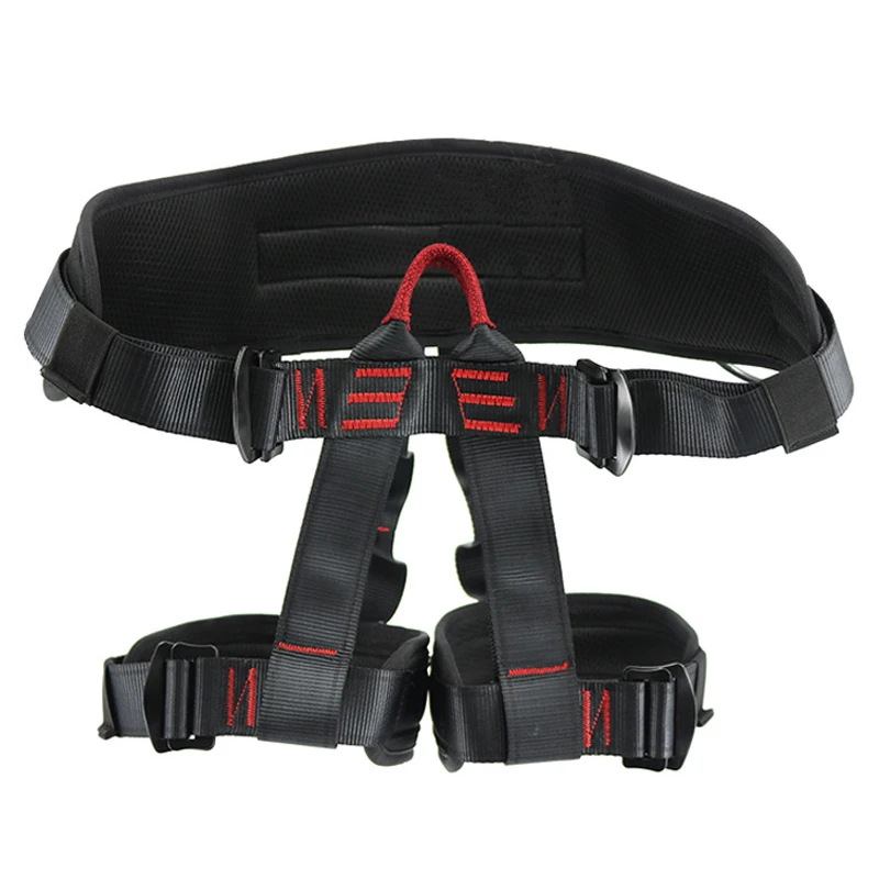 

-Outdoor Half-Length Waist Seat Belt Harness Rock Climbing Downhill Aerial Work Development Training Rescue Seat Belt