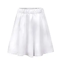 2018 новая стильная черно-белая короткая юбка в Корейском стиле, плиссированная юбка с высокой талией, короткая юбка, студенческий стиль Sk