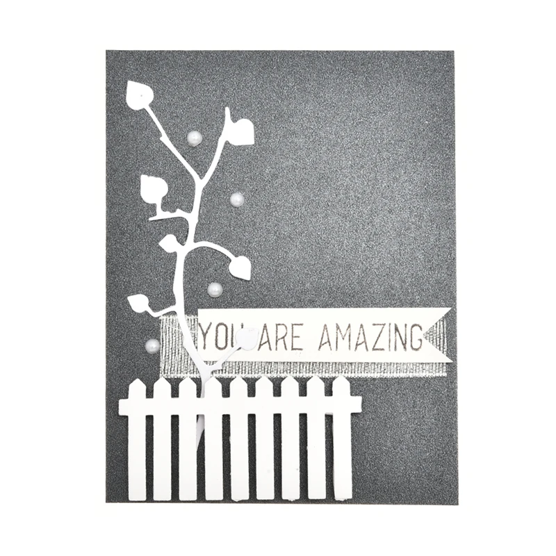 

Eastshape Fence Dies House Metal Cutting Dies New 2019 for Card Making Scrapbooking Cuts Decor Stencil Craft Dies